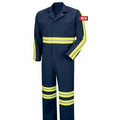 Red Kap Men's Enhanced Visibility Twill Action Back Coverall